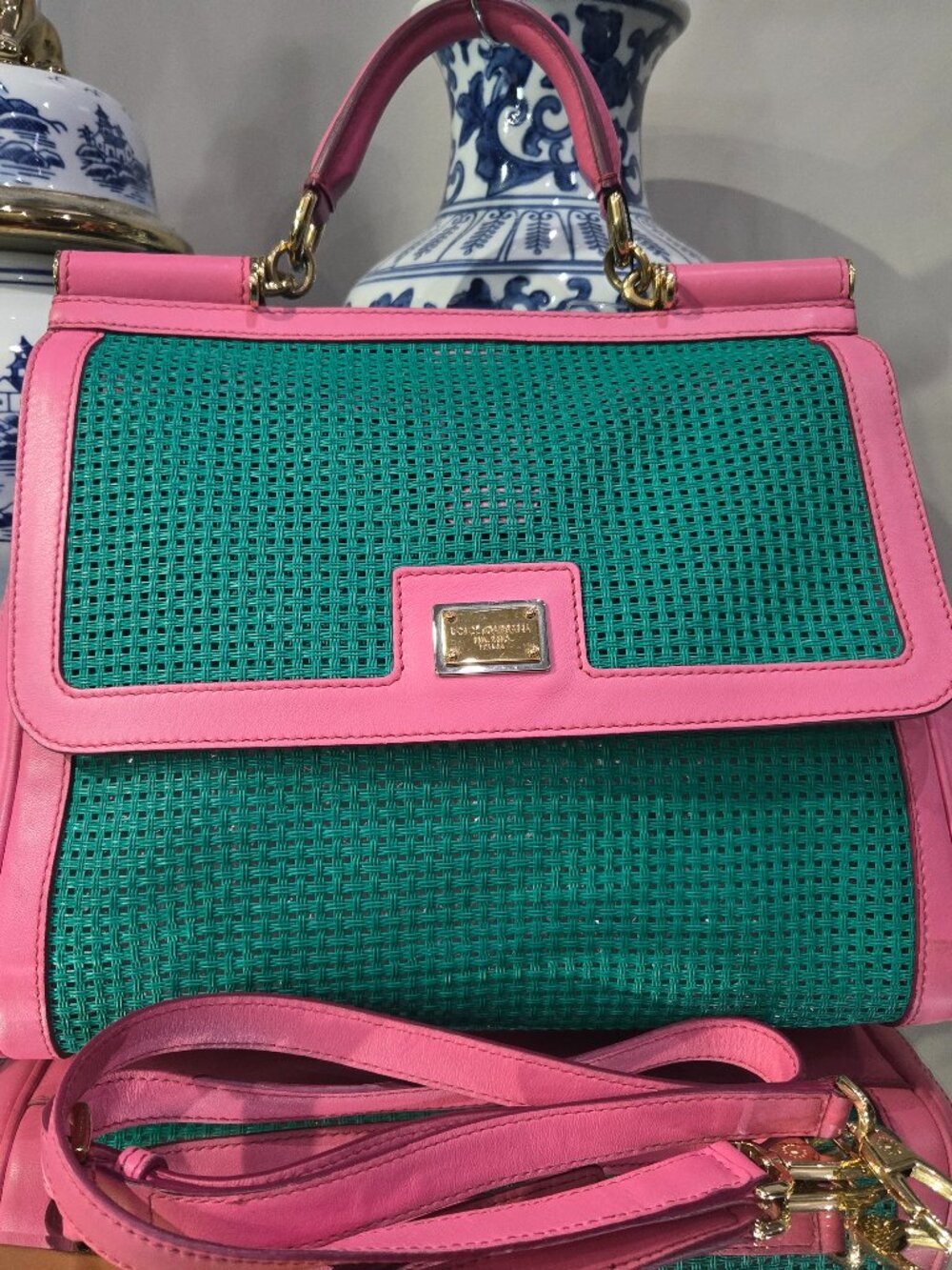EUC Dolce and Gabbana Large Sicily Satchel